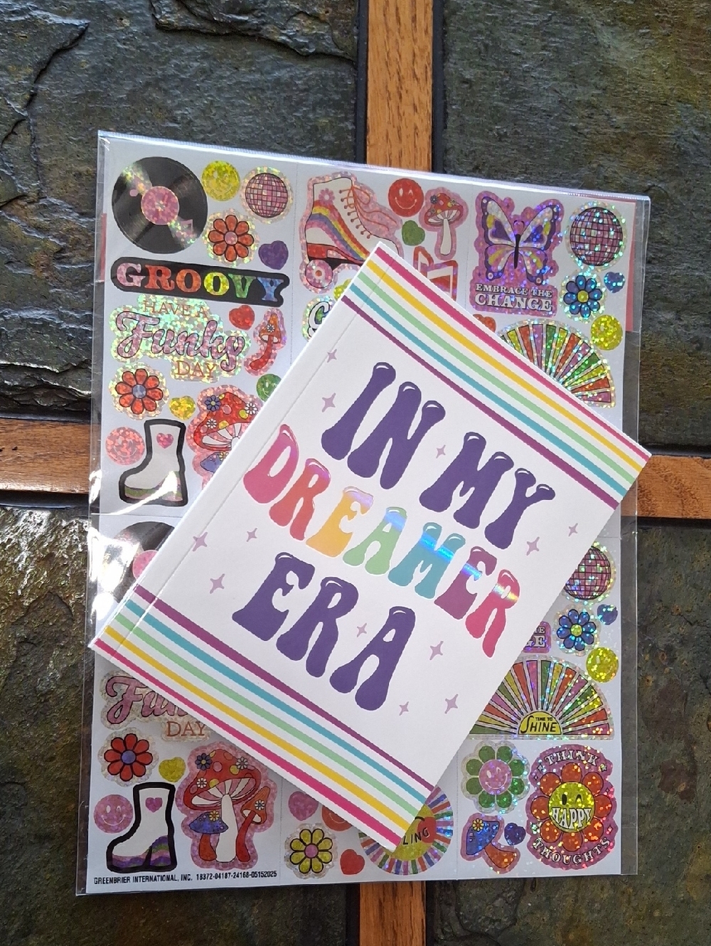 In My Dreamer Era Journal & Holographic Sticker Cards
